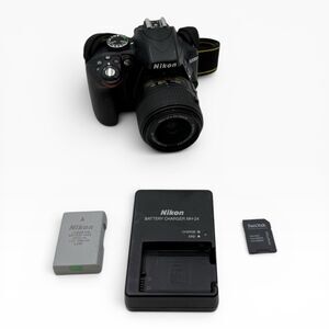 Nikon Nikkor D3300 24.2MP DSLR Camera w/AF-P 18-55mm VR Lens, Memory Card